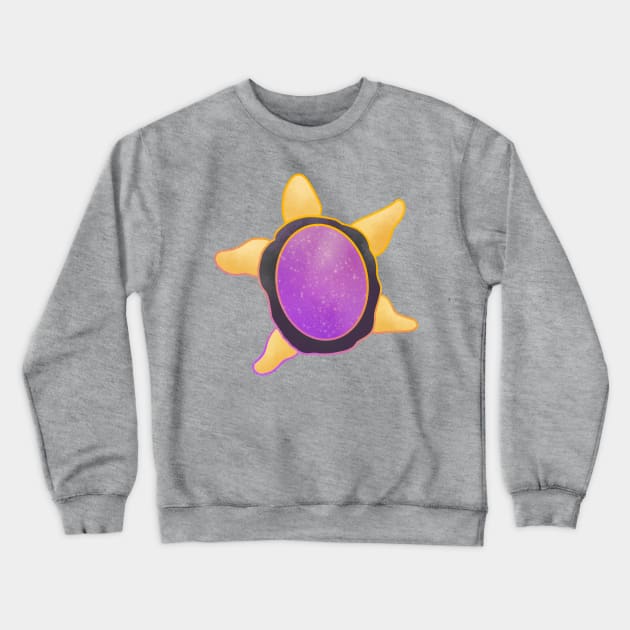 Pride Flag Space Turtle Nonbinary Flag Crewneck Sweatshirt by nhitori